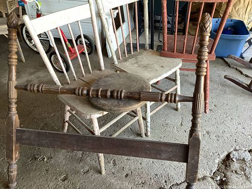 Older Chairs and Headboard (1 of 3)