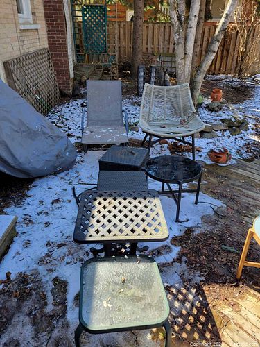 Outdoor Patio Furniture Set - Chairs, Side Tables, Lounge (1 of 13)