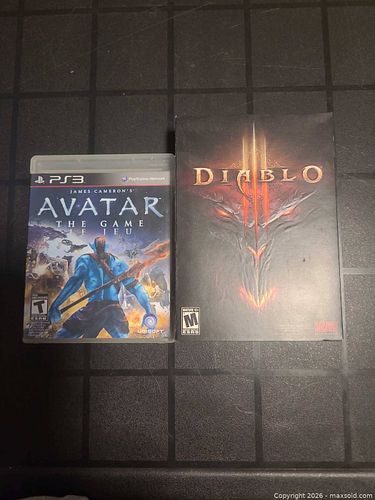 Avatar: The Game (PC) & Diablo III (PS3) - Games, Manuals, Cases (1 of 3)