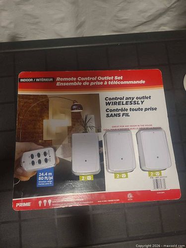 Prime Remote Control Indoor Outlet Set — 3 Receivers, 6 Outlets (1 of 3)