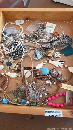 Mixed Costume Jewelry Lot - Necklaces, Bracelets, Charms A (1 of 9)