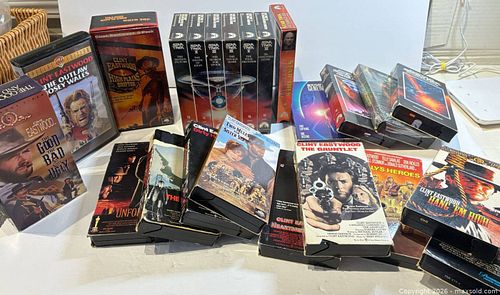 Star Trek & Clint Eastwood VHS Movies (1 of 11)