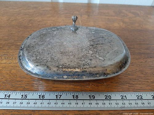 Silver-plated "silent butler" (1 of 14)