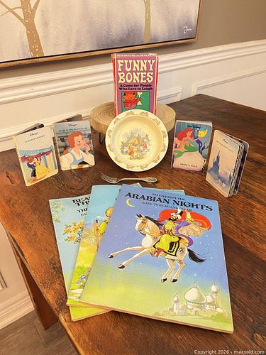 Children's Books, Disney & Board Books with Bowl, Fork, Card Game (1 of 11)