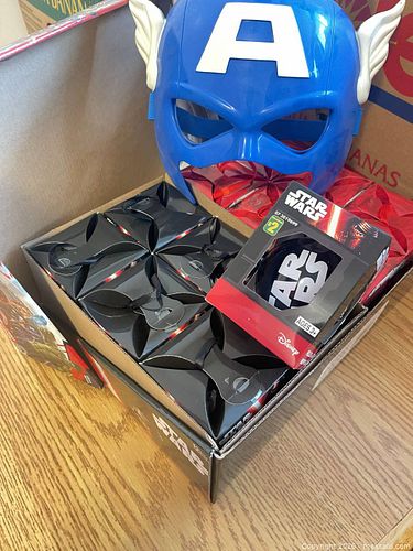 Lot of 2-5 Marvel Captain America & Star Wars Kids Masks/Ornaments (1 of 2)