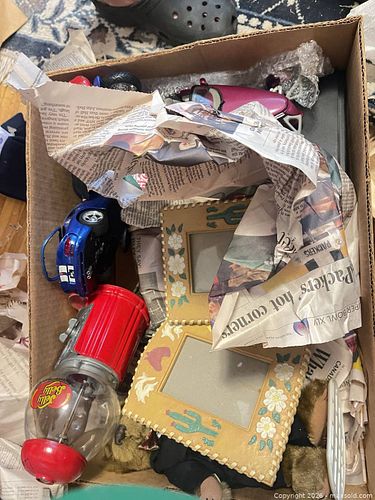 Mixed Lot: Toy Cars, Gumball Bank, Frames, Plush, Sunglasses Surprise box 1 (1 of 1)