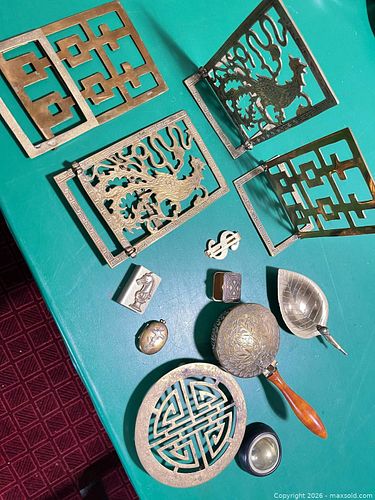 Assorted Vintage Decorative Brass & Silver-Tone Lot (5-10 pcs) (1 of 5)