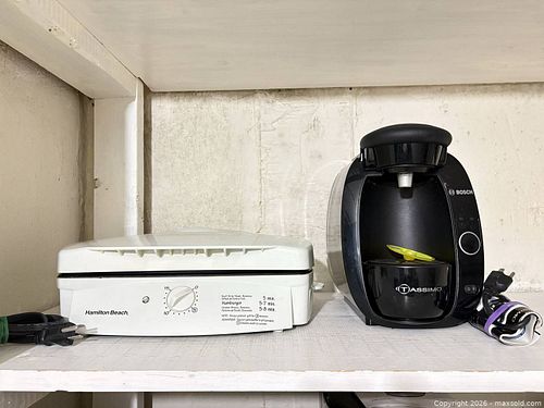 Hamilton Beach & Bosch/Tassimo Mixed Kitchen Appliance Lot (1 of 6)