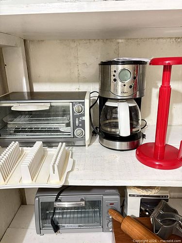 Mixed Small Kitchen Appliances: Toaster Ovens, Coffee Maker, Accessories (1 of 6)