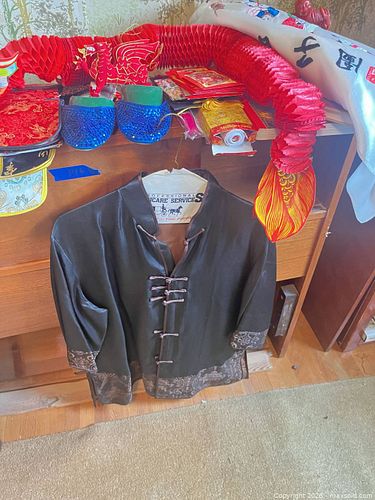 Traditional Chinese Silk Embroidered Jacket & Lunar New Year Decor (1 of 5)