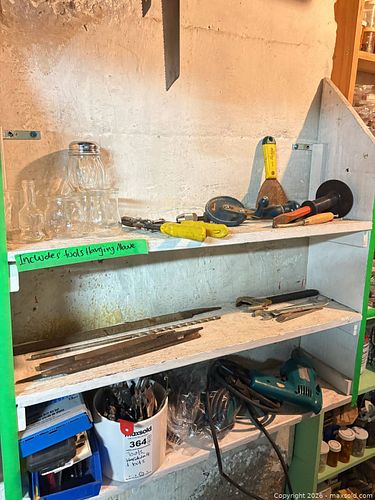 Mixed Hand & Power Tool Lot, Hammers, Saws, Corded Drill (1 of 9)