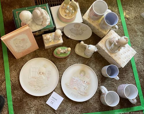 Precious Moments 1990s Porcelain Collectibles Lot (1 of 13)