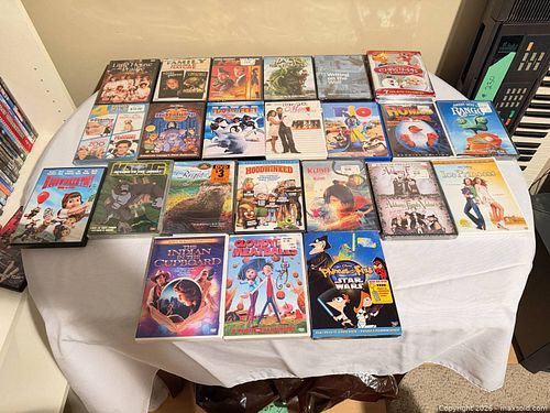 Lot of 23 Region 1 Family & Kids DVDs — Disney & Various (1 of 4)