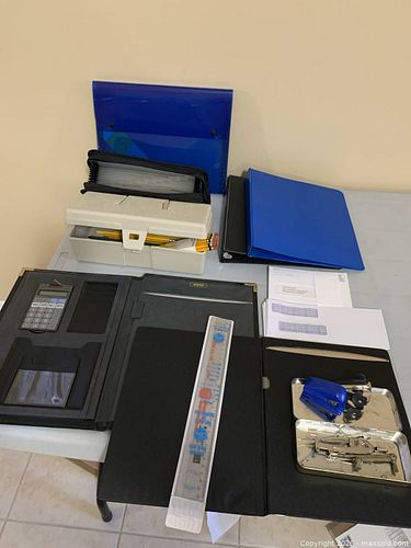 Office Supplies Set with Accordion File, Portfolio & Accessories (1 of 12)