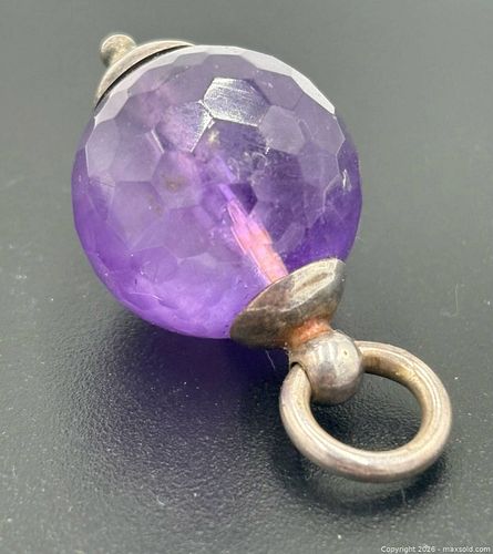 Amethyst Silver Pendant  (1 of 4)