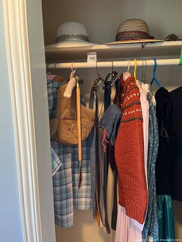 Clothing and Accessories Including Dresses, Shirts, Hats, and Belts (1 of 12)