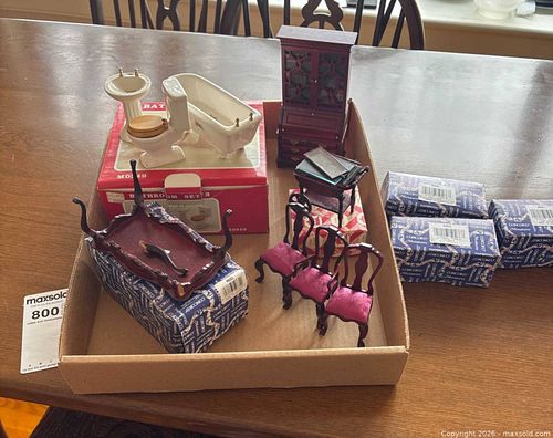 Dollhouse Miniature Furniture Sets by Concord and Others (1 of 9)