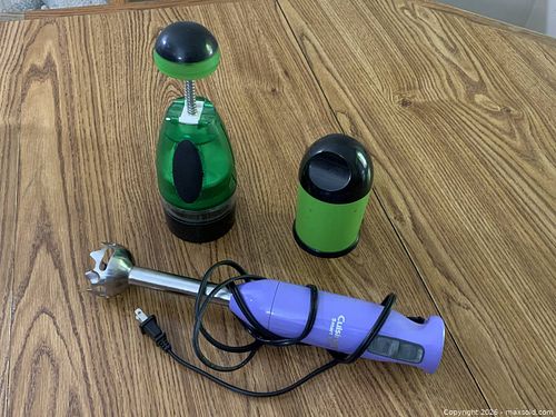 Cuisinart Immersion Blender & Manual Chopper Lot (1 of 2)