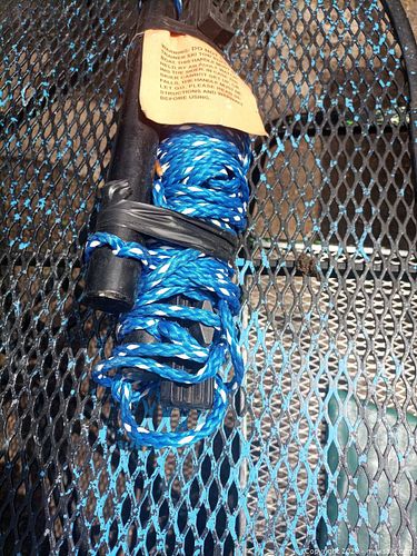Blue/Black/White Water Ski Tow Rope with Handle - Medium (1 of 5)