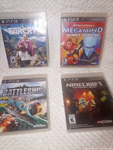 Lot of 4 PlayStation 3 Games (Physical Discs & Cases) (1 of 5)