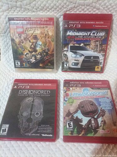 Lot of 4 PlayStation 3 Physical Video Games (1 of 5)