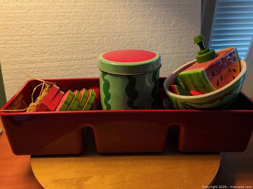 Watermelon Fruit Novelty Kitchen Decor Set  (1 of 5)