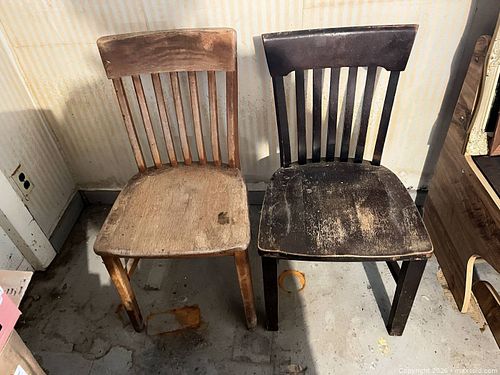 Solid wood chairs (2)  (1 of 5)