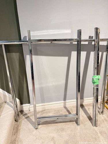 Chrome-Plated Metal Garment / Clothing Rack Frame (1 of 5)