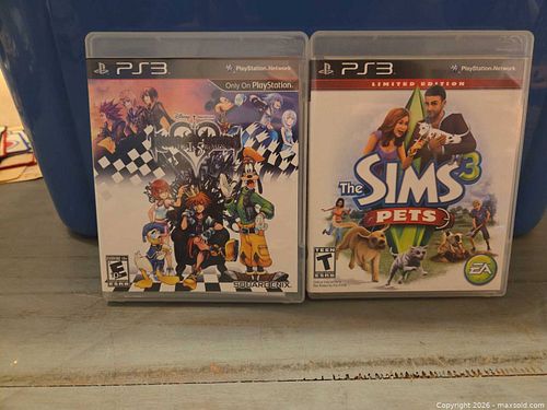 PS3 Video Games: The Sims 3 Pets; Kingdom Hearts / KH HD Collection (1 of 3)