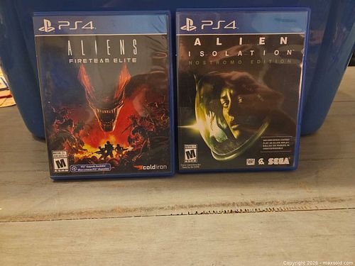 PS4 Games: Aliens Fireteam Elite & Alien Isolation (Nostromo) (1 of 3)