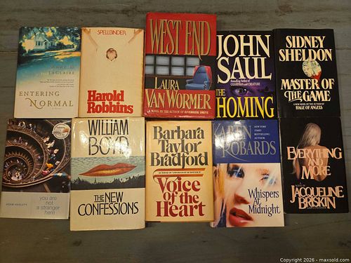 Set of 12 Hardcover Fiction Books with Dust Jackets (1 of 4)