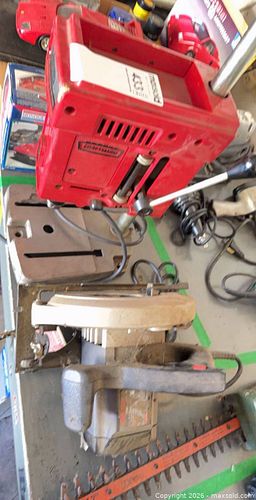 Lot: Craftsman Drill Press, Skilsaw Circular Saw & Power Tools (1 of 9)