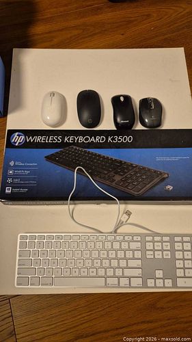 Keyboard + Mice Bundle — Apple A1314 or HP Keyboards, Various Mice (1 of 11)