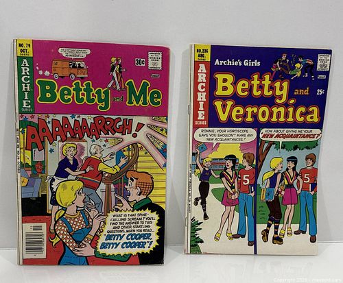 Betty and Me and Betty and Veronica comics  (1 of 3)