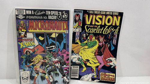 The Micronauts and The Vision and the Scarlet Witch #1 (October 1985) comics. (1 of 3)