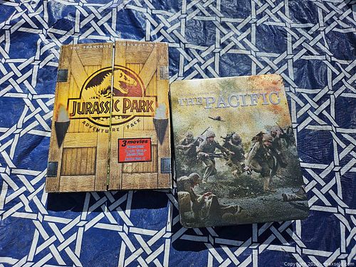 2 Used Collector DVD series. Jurassic Park Park Adventure and Pacific- BluRay. (1 of 7)