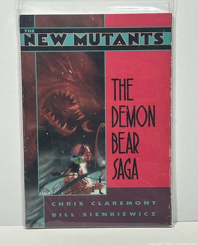 The New Mutants The Demon Bear Saga Marvel Comics 1990 TPB First Printing (1 of 9)
