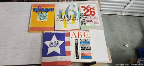 Lot of Graphic Design & Typography Hardcover Books (1 of 20)