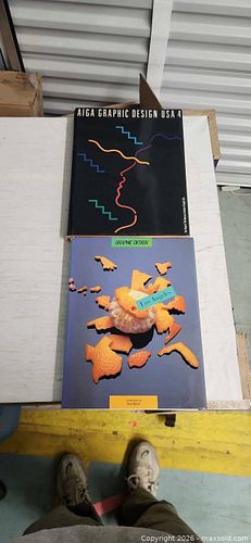 Two Hardcover Graphic Design Books: AIGA USA 4 & Los Angeles (1 of 10)
