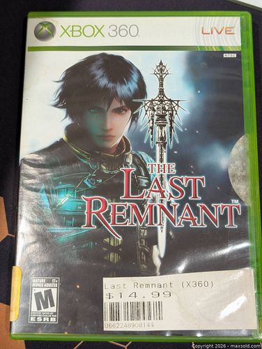 XBOX 360 The Last Remnant Video Game (1 of 2)