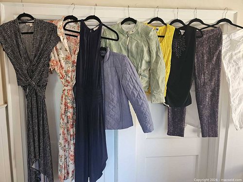 Assorted Women's Clothing Lot — Dresses, Tops, Jackets, Pants (1 of 12)