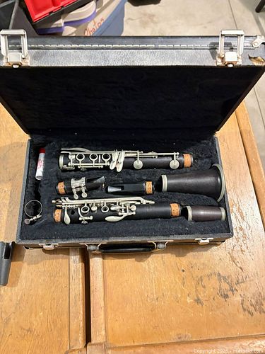 Noblet (Paris) B♭ Clarinet — Wood Body with Silver Keys (1 of 3)