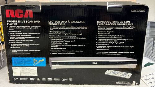 New in box RCA DRC232NS Progressive Scan DVD Player (1 of 2)
