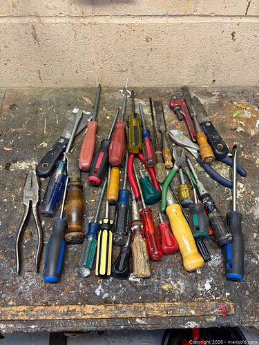 Hand Tools Set: Screwdrivers, Pliers, Wrenches, Chisels, Files (1 of 4)