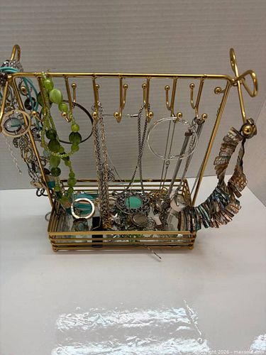 Mixed Jewelry Lot with Jewelry Stand and Assorted Pieces (1 of 4)