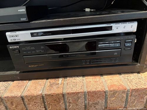 Sony DVP-NS50P DVD Player & CDP-C245 5-Disc CD Changer (1 of 3)