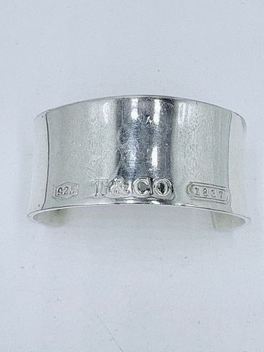 Authentic Tiffany & Co. 1837 Wide Cuff Bracelet 71.75G (1 of 7)