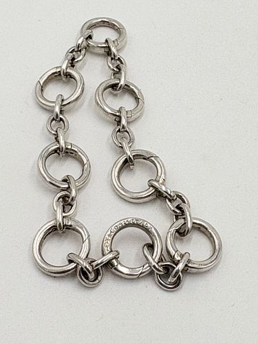Authentic Tiffany & Co. Multi-Hinged Link Bracelet In 925 Sterling Silver (1 of 6)