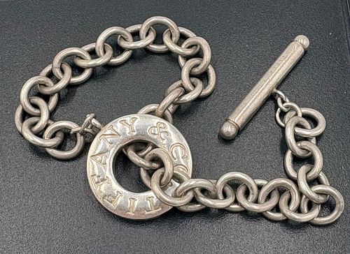 Authentic Tiffany & Co. Toggle Bracelet In 925 Sterling Silver (1 of 3)
