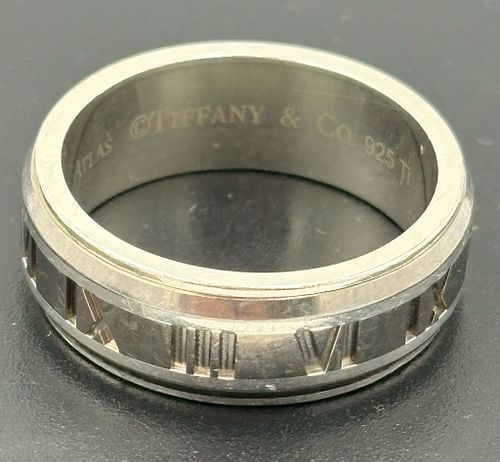 Tiffany & Co. Atlas Thick Band In 925 Sterling Silver Size 12 (1 of 10)